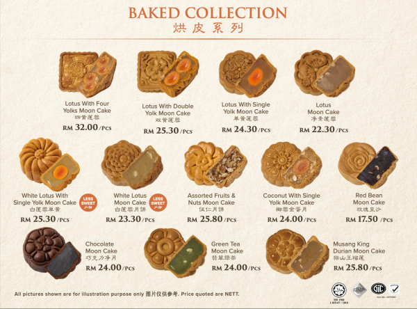 OVERSEA 2 PCS GIFT SET MIX AND MATCH MOONCAKE 海外天 2粒装 自选配搭 精美礼盒月饼 - Image 4
